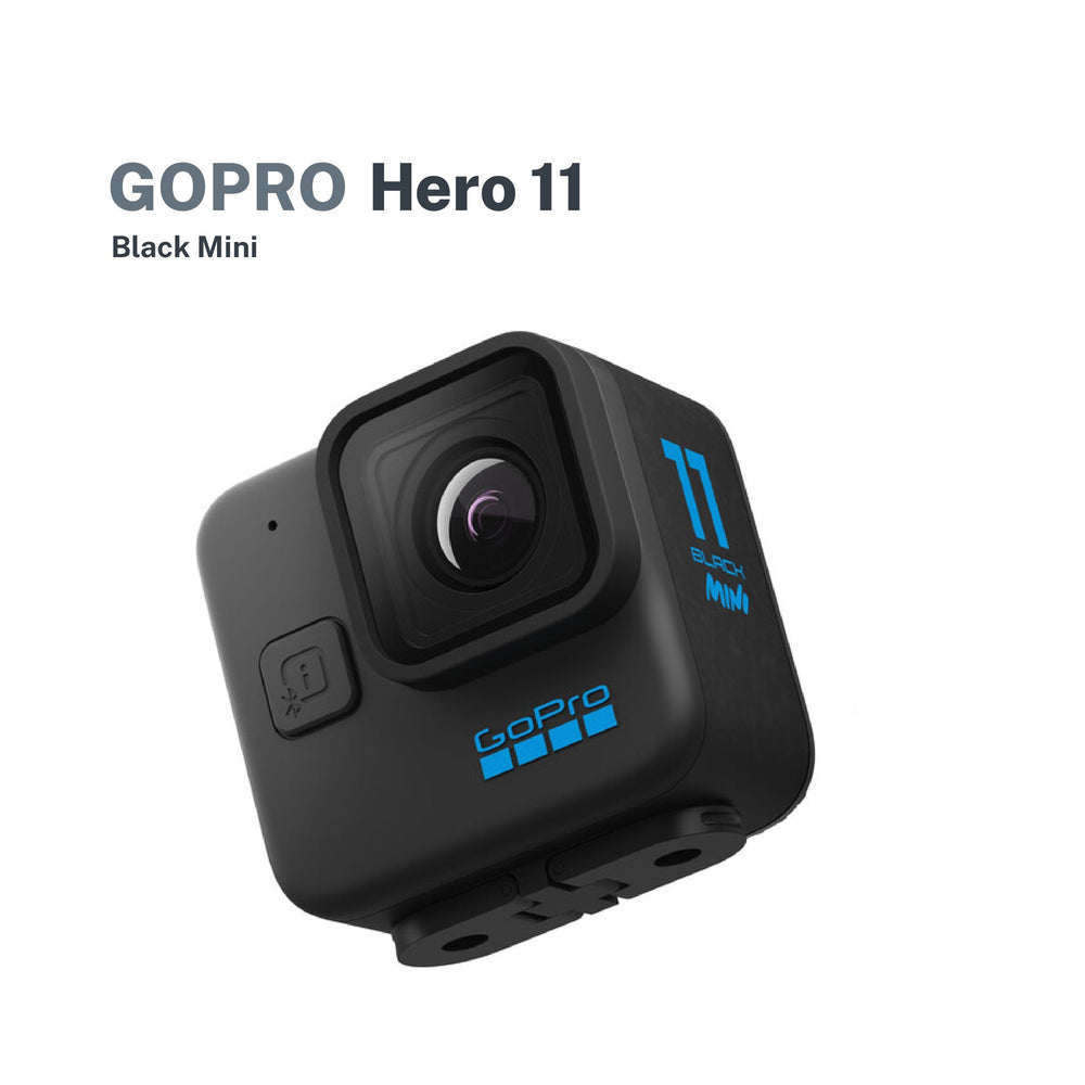 GoPro HERO11 Black Mini - Compact Waterproof Action Camera with 5.3K60 Ultra HD Video, 24.7MP Frame Grabs, 1/1.9" Image Sensor, Live Streaming, Stabilization