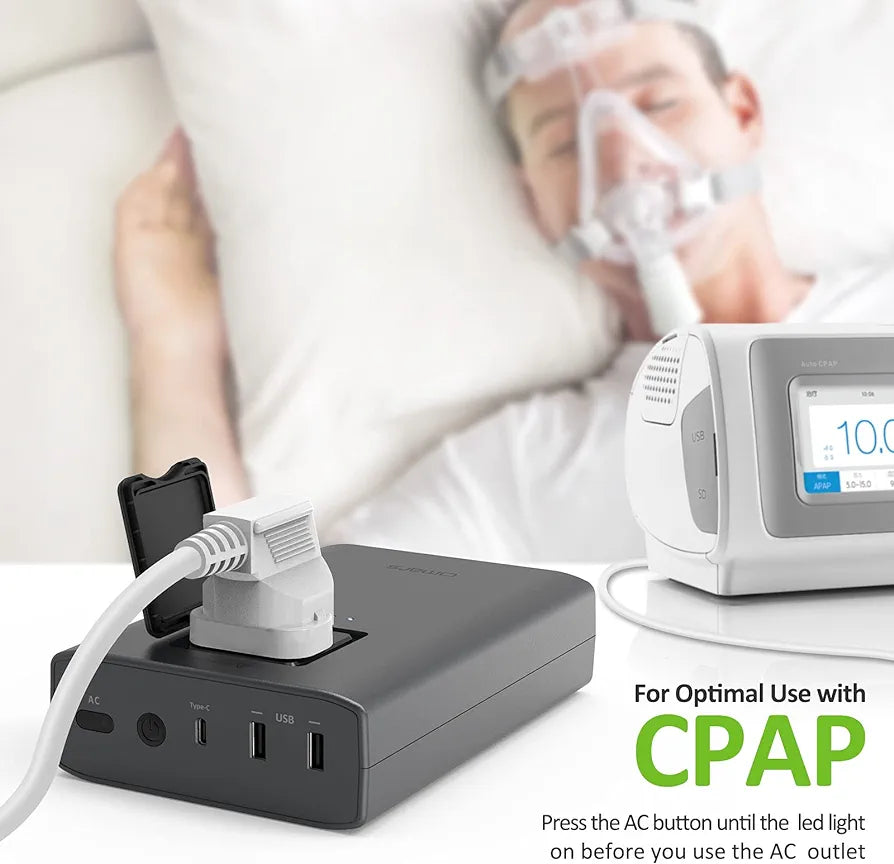 OMAR'S POWER BANK USB C PORT AC OUTLET SOCKET 220V 90W EXTERNAL BATTERY PACK 24000MAH