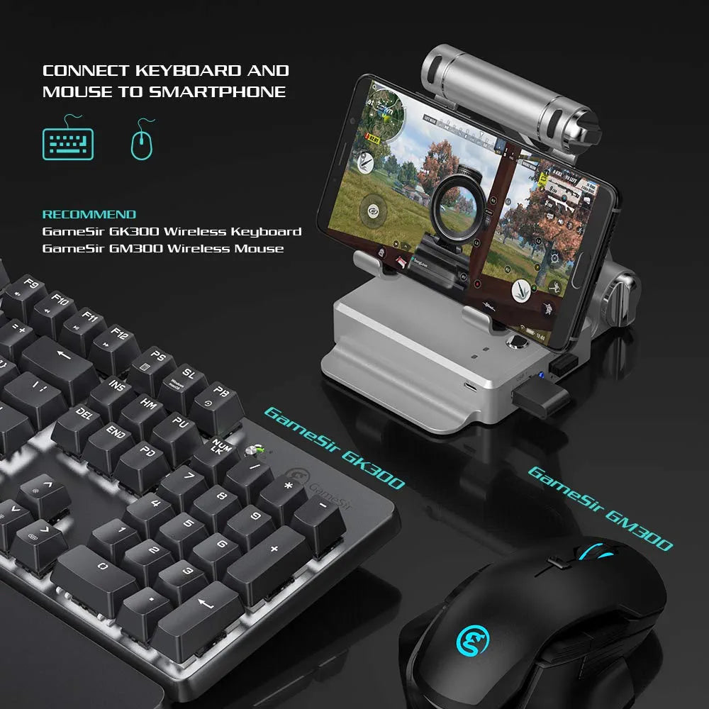 GameSir X1 Battledock FPS Mobile Game Controller Mouse and Keyboard Converter for Android Smartphone Tablet