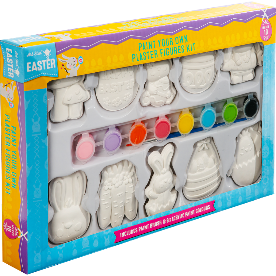 Art Star Easter Paint Your Own Plaster Figures (Makes 10)