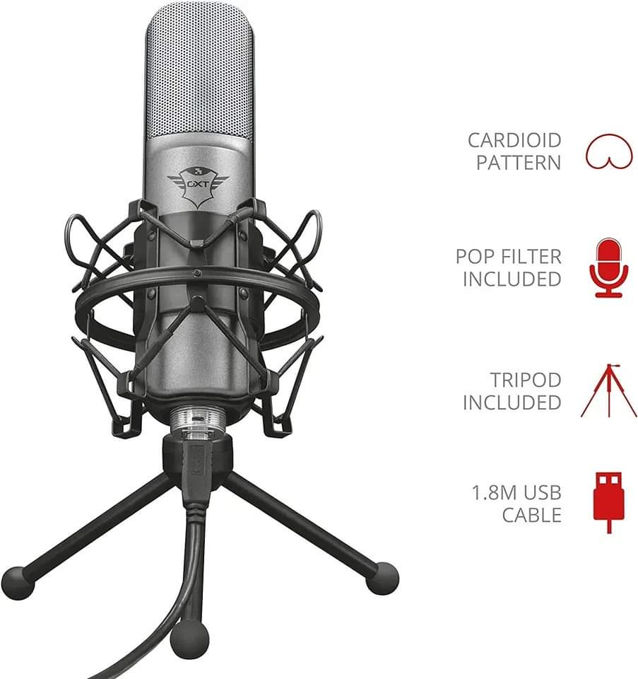 TRUST LANCE STREAMING MICROPHONE