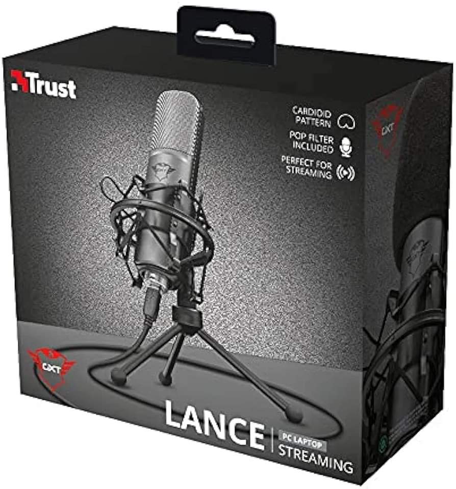 TRUST LANCE STREAMING MICROPHONE