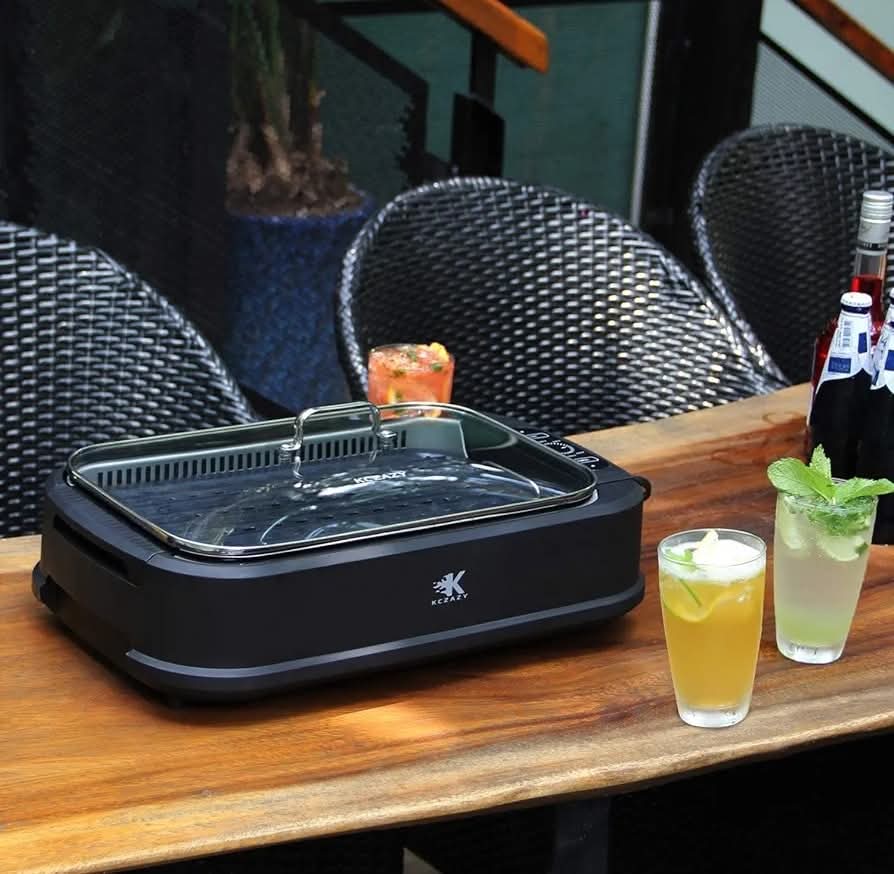 KCZAZY ELECTRIC SMOKELESS GRILL