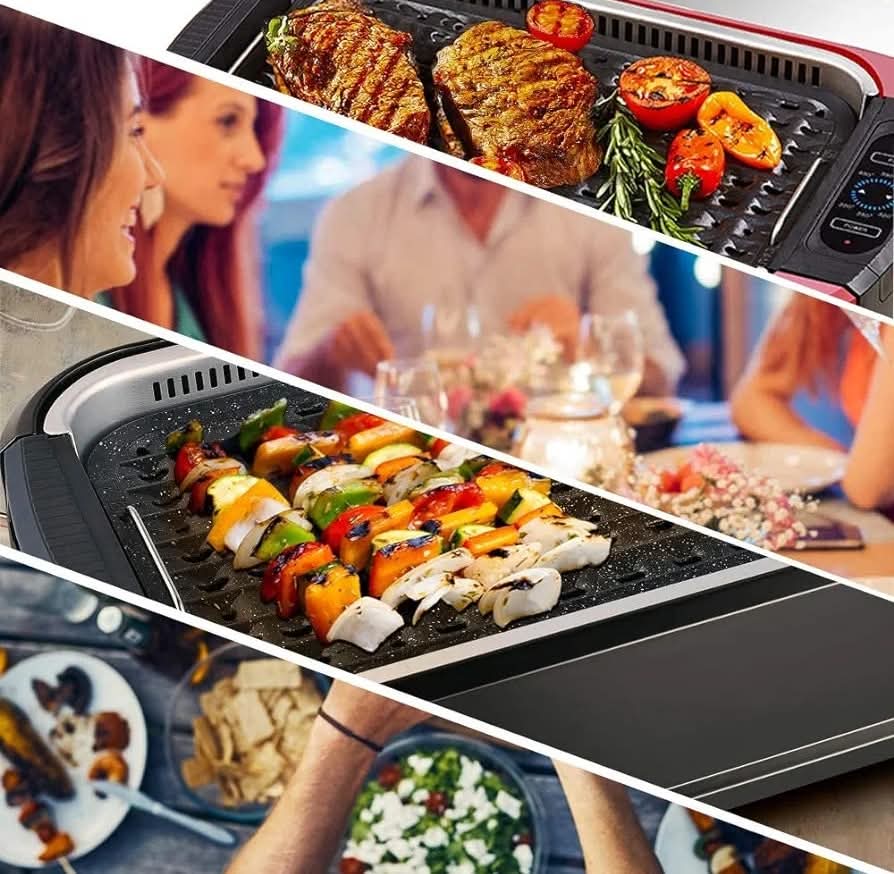 KCZAZY ELECTRIC SMOKELESS GRILL