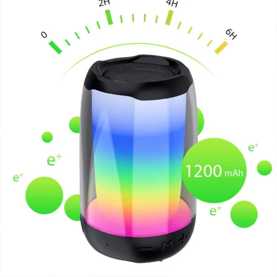 Pulse 4 Mini Music Colorful Light LED Effect Bluetooth Speaker