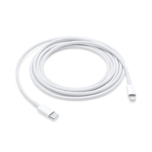 ORIGINAL FAST CHARGER BUNDLE FOR IPHONE, IPAD - TYPE-C TO LIGHTENING CABLE (1M) + TYPE C ADAPTER