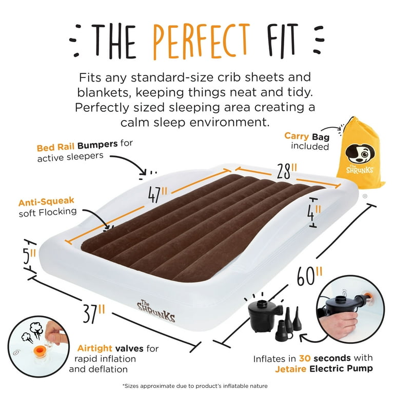 The Shrunks Toddler Travel Bed