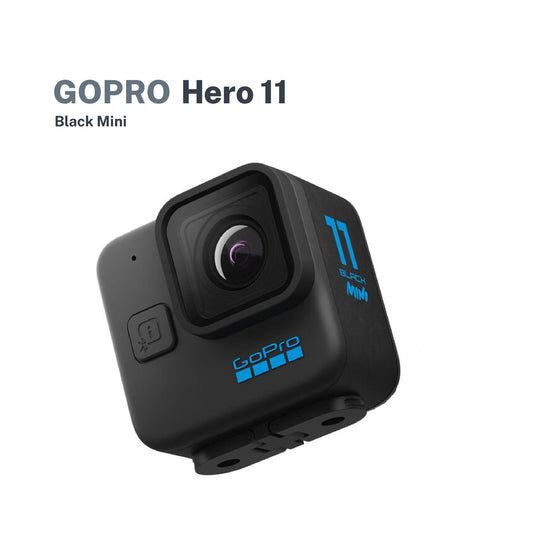 GoPro HERO11 Black Mini - Compact Waterproof Action Camera with 5.3K60 Ultra HD Video, 24.7MP Frame Grabs, 1/1.9" Image Sensor, Live Streaming, Stabilization