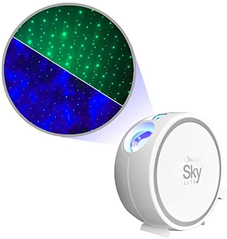 BlissLights Sky Lite - LED Laser Star Projector, Galaxy Lighting, Nebula Lamp for Gaming Room, Home Theater, Bedroom Night Light, or Mood Ambiance (Green Stars)