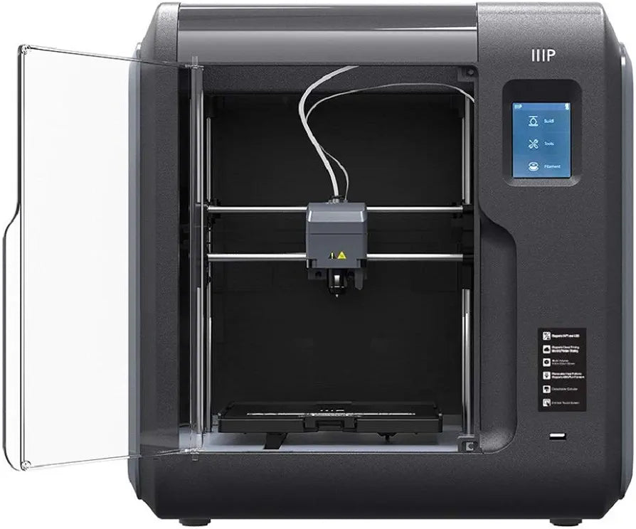 Monoprice Voxel 3D Printer - Fully Enclosed with Removable Heated Build Plate (150 x 150 x 150 mm) Touch Screen, 8GB And Wi-Fi, Black/Gray, Large