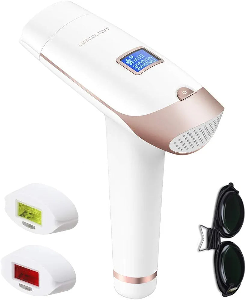 Lescolton IPL Laser Hair Removal Device T009i, Hair Removal for Women Permanent Hair Removal Painless Hair Remover Home Use for Body Face and Bikini