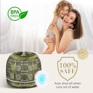 500ML DIFFUSERS FOR LARGE ROOM IRON METAL AROMATHERAPY DIFFUSER