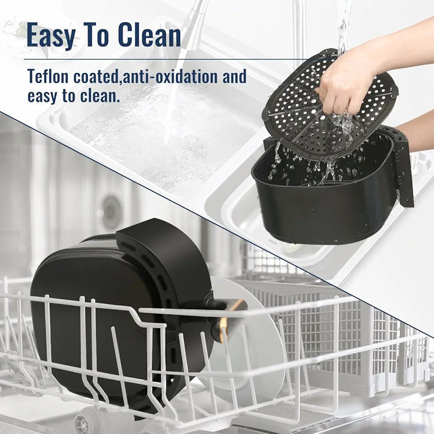 SHANBEN Air Fryer Oven 4.5L Household Multifunction Cooker Kitchen Appliances Automatic Bake Oilless Oil Free Nonstick Basket 1500W SB-16