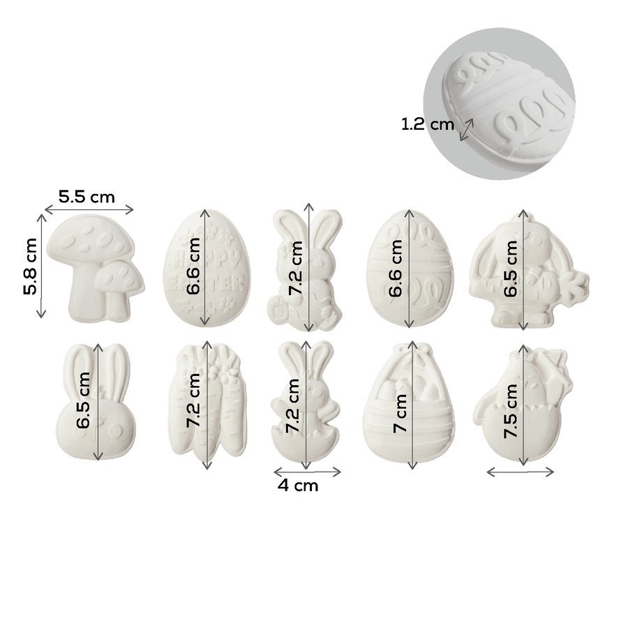 Art Star Easter Paint Your Own Plaster Figures (Makes 10)