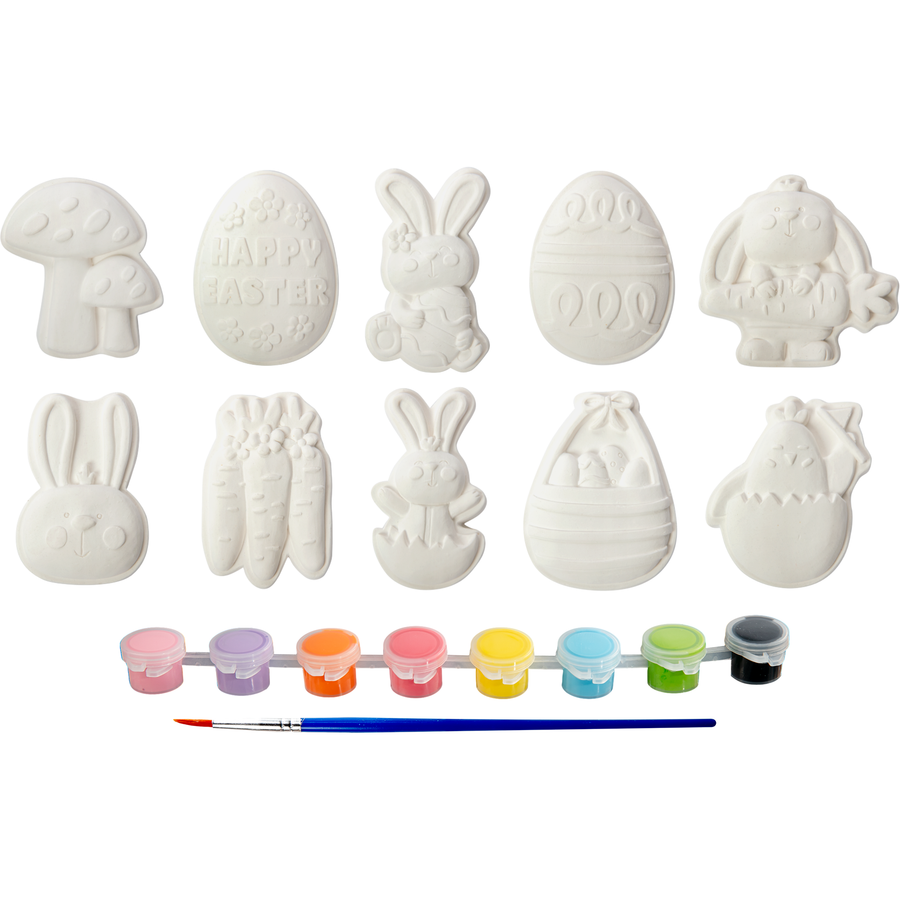 Art Star Easter Paint Your Own Plaster Figures (Makes 10)