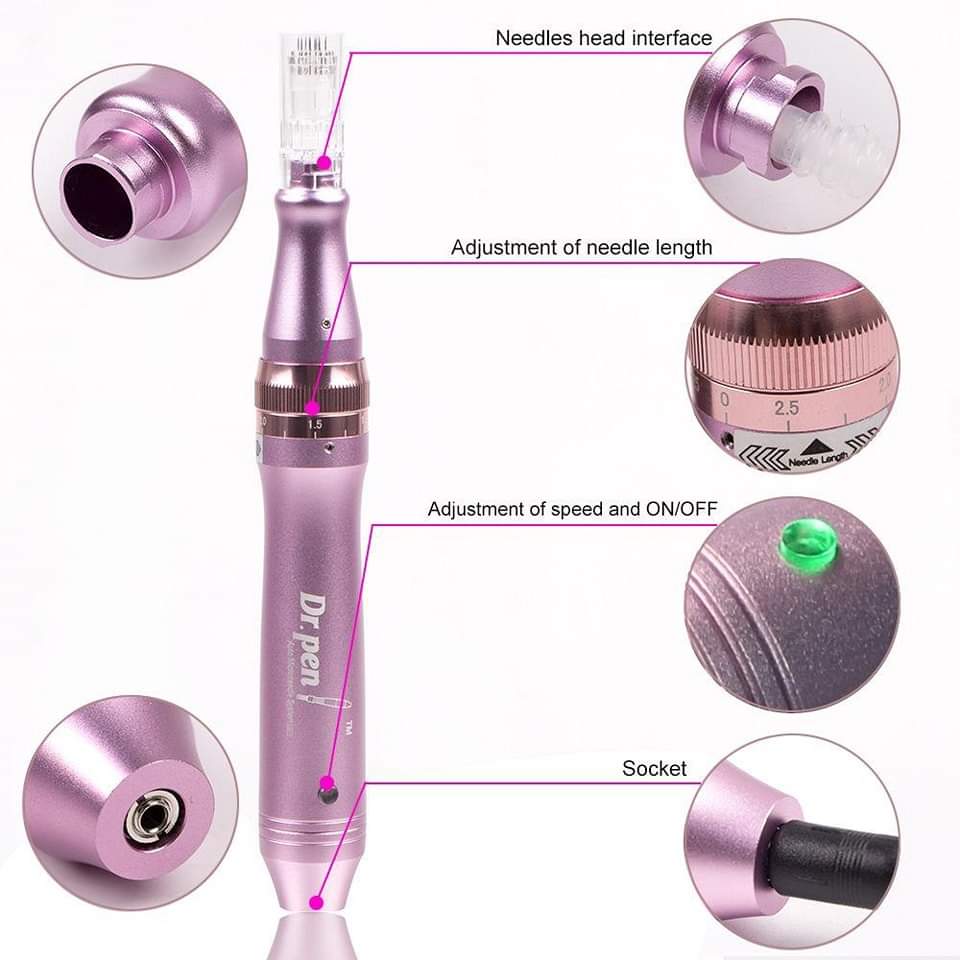 ULTIMA M7 Dr Pen - Derma Pen Micro Needling System Adjustable - Derma Pen For PRP - Micro needling Pen Devices in Pakistan