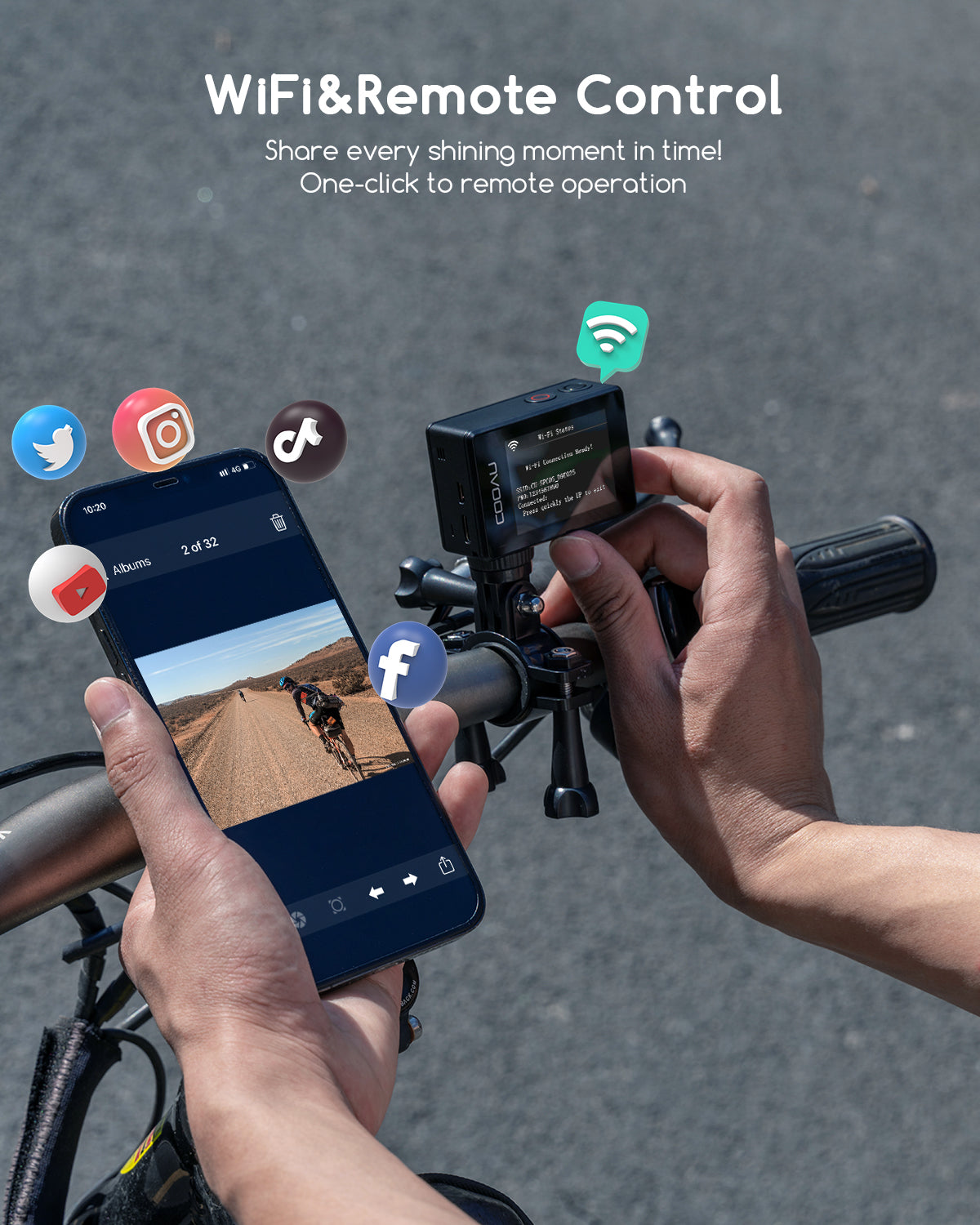 COOAU ACTION CAMERA CU-SPCO5