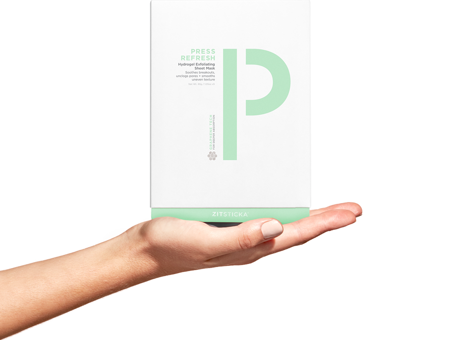 PRESS REFRESH HYDROGEL EXFOLIATING SHEET MASK 

Description
PRESS REFRESH is *not your average sheet mask* This jelly-like cutie is drenched in exfoliating acids and skin soothers to calm redness and irritation, unclog pores, refine uneven texture and bea