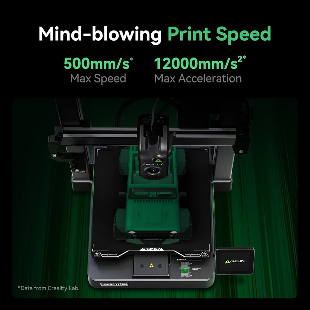 Creality Hi (A) 3D Printer, Multi Color Printing (Need CFS), Max 500mm/s High Printing Speed,Auto Leveling, Print Size 260 * 260 * 300mm.