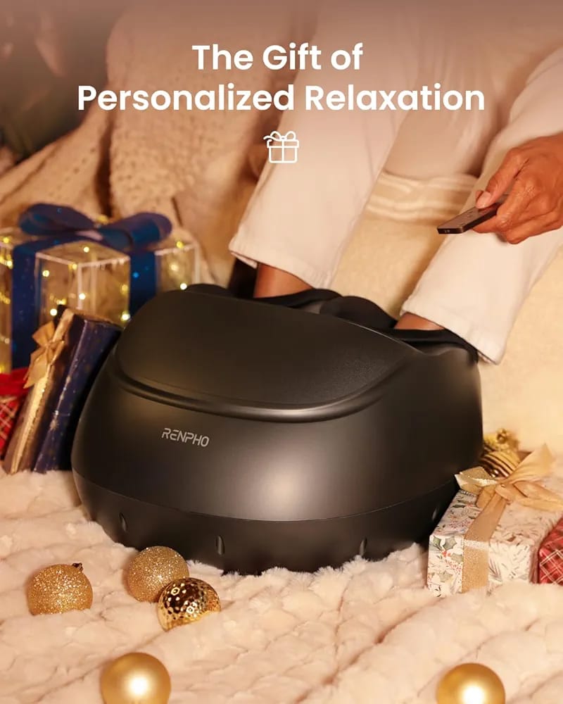 RENPHO RF-FM059R Foot Massager Machine with Heat.