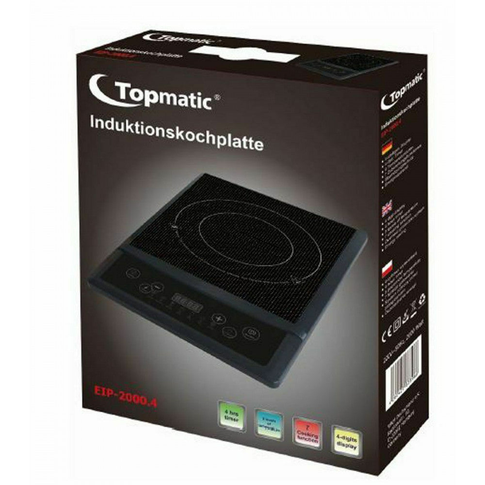 Topmatic EIP 2000.4 Induction Hob, Induction Hob, Hob, Hob, 2000 Watt, LED Display